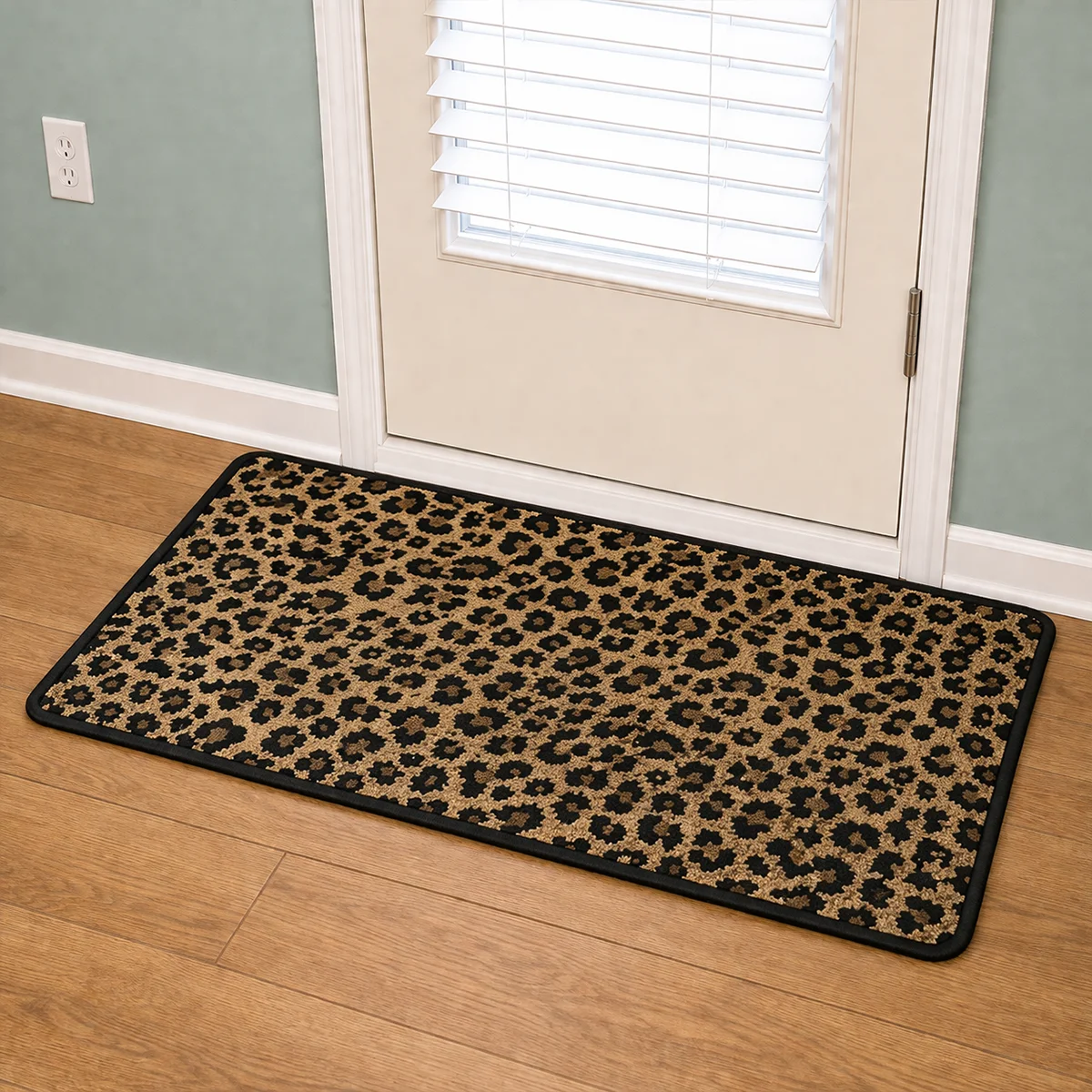 Leopard Entry Mat 2x5 Render - product image