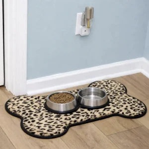 dog bone leopard mat-w-bowls copy2