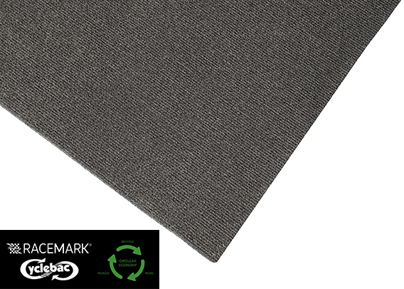 Recycled Rugged All-Weather Textile Car Mats Medium Cargo Grey